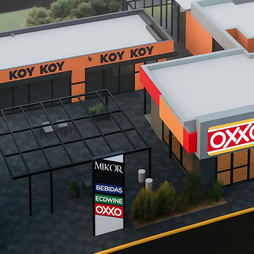 Locales comerciales bajo puente